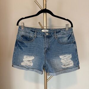 Forever 21 Distressed Denim Shorts